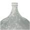 22" Frosted Clear Spanish Bottle Recycled Glass Vase